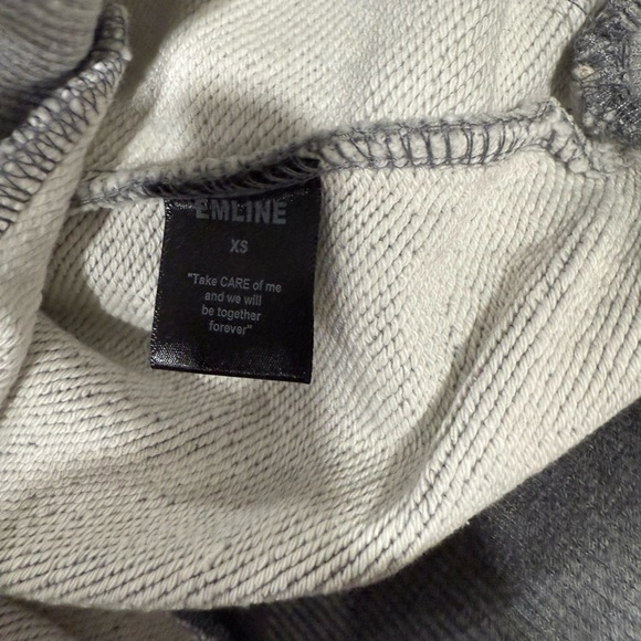 Gray EMILINE Hoodie with Black Lettering - Picture 5 of 9